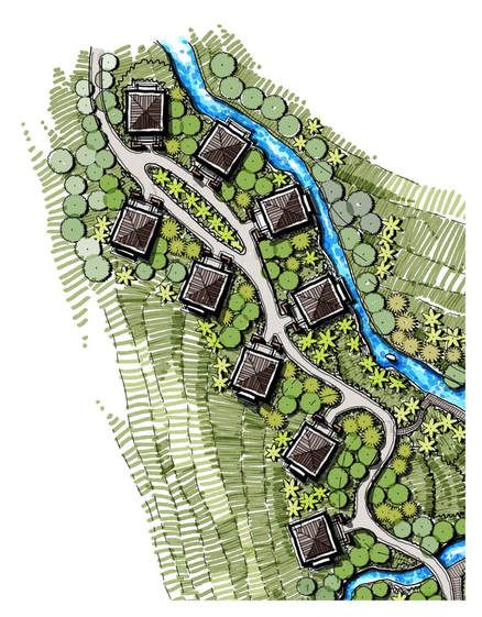 HOSPITALITY & RESORTS - JOHN SIMBORIO Resort Site Plan, Resort Hotel Design, Site Development Plan, Resort Design Plan, Forest Resort, Landscape Architecture Plan, Resort Plan, Landscape Design Drawings, Urban Design Architecture