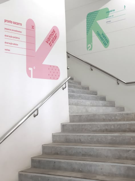 Type In The City: Bespoke Wayfinding & Signage Design Concepts School Signage, Wayfinding Signage Design, Office Signage, Wayfinding Signs, Way Finding, Wayfinding Design, Wayfinding System, School Interior, Signage System