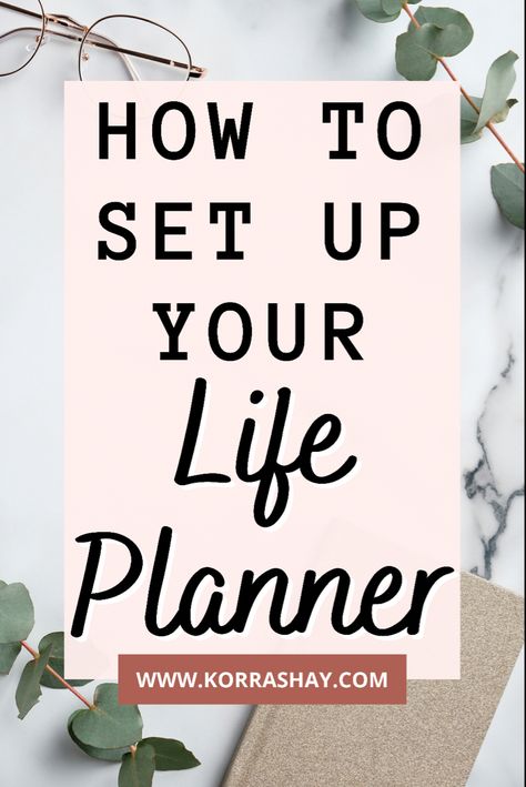 Planner Set Up Ideas, Life Binder Categories, Set Up Ideas, Life Planner Organization, Planner Setup, Life Binder, Planner Tips, Passion Planner, Planner Set