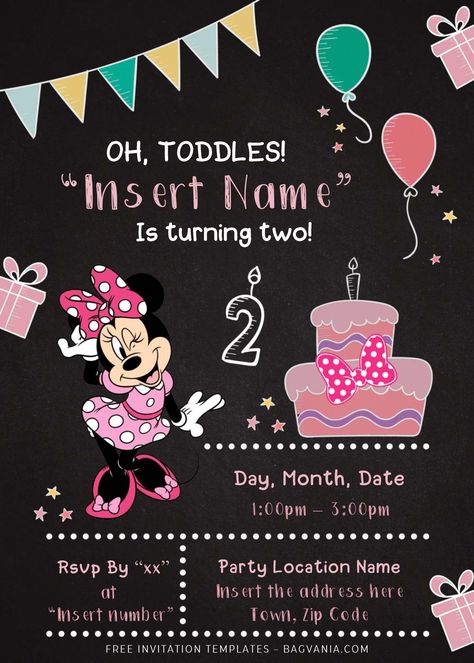 Get Free Minnie Mouse Chalkboard Birthday Invitation Templates For Word #free #freeinvitation2019 #birthday #disney #invitations #invitationtemplates Minnie Birthday Invitations, Chalkboard Template, Minnie Mouse Birthday Invitations, Chalkboard Baby, Chalkboard Birthday, Minnie Mouse Birthday Cakes, Minnie Mouse Invitations, Baby Shower Party Invitations, Minnie Mouse Images