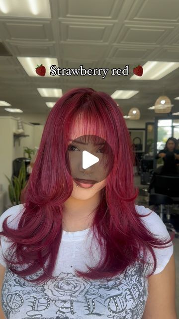 Victoria LA stylist on Instagram: "Strawberry Red 🍓    Red hair is so much maintenance if you have signed up for this here is  some tips to help last 6-7weeks!   - Cold water  - proffessional shampoo & conditioner -heat protectant  -wash 1-2x a week" Cold Red Hair, Red Red Hair, Strawberry Red Hair, Heat Protectant, Shampoo Conditioner, Shampoo And Conditioner, Hair And Nails, Cute Hairstyles, Red Hair