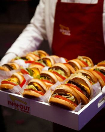 wedding after party tray of in-n-out burgers Wedding Food Truck Receptions, Food Truck Reception, Food Truck Wedding, In-n-out Burger, Reception Food, Wedding After Party, Food Stations, Late Night Snacks, Wedding Catering