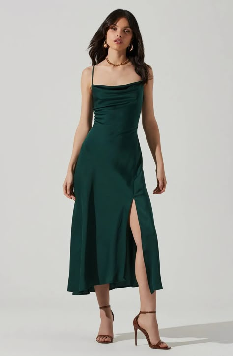 Gaia Midikleid - Hunter green / M Dress Grad, Clio Peppiatt, فستان زهري, Looks Kate Middleton, Forest Green Dresses, Formal Wedding Guest Dress, Green Formal Dresses, Dark Green Dress, Emerald Green Dresses