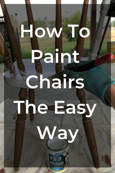 Old Chairs Repurposed Diy Projects, Kitchen Chair Makeover, Painting Old Chairs, Wooden Chair Makeover, Painted Chairs Diy, Wood Chair Makeover, Paint Chairs, Painted Wooden Chairs, Painted Wood Chairs