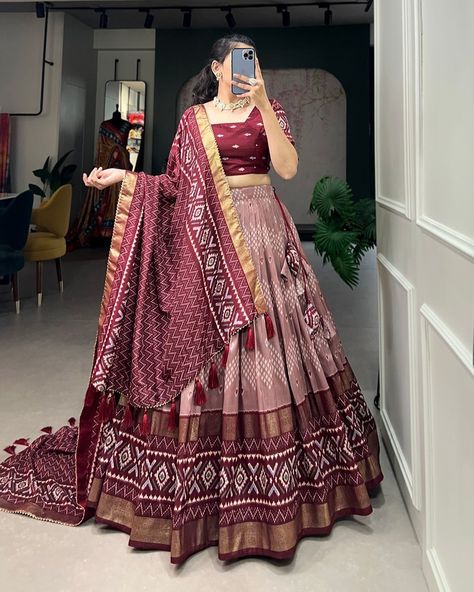 Fully Stitched Price-1995/- only Whatsapp Us On +919023153462 Wonderful Maroon Sequins Silk Navratri Wear Lehenga Choli With Dupatta 1. #NavratriWear 2. #LehengaCholi 3. #SequinsSilk 4. #TraditionalWear 5. #IndianFashion 6. #EthnicOutfit 7. #FestiveFashion 8. #MaroonLehenga 9. #NavratriSpecial 10. #TraditionalAttire 11. #IndianFestival 12. #DesignerLehenga 13. #DandiyaNight 14. #EthnicFashion 15. #DupattaLove Ikkat Print, Zip Stitching, Choli Dress, Navratri Dress, Sabyasachi Lehenga, Indian Lehenga Choli, Stitched Lehenga, Lehenga Designs Simple, Party Wear Lehenga Choli