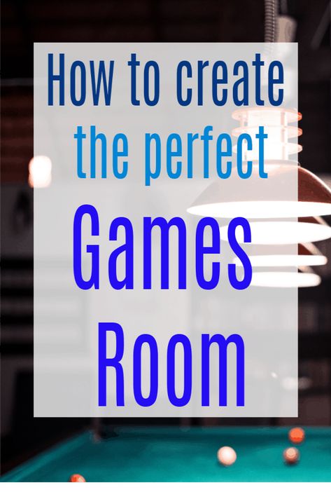 How to Create the Perfect Games Room  to make your home a happy and fun, entertaining place to be #gameroom #homeentertainment #ganesden #den #homeinteriors Cabin Game Room, Modern Game Room, Game Room Decor Ideas, Game Room Family, Game Room Ideas, Gorgeous Interiors, Real Homes, Games Room, Perfect Game