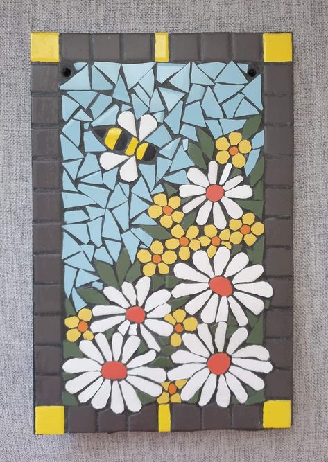 Square Mosaic Patterns, Mosaic Tray, Tile Mosaics, Mosaic Garden Art, Mosaic Art Projects, Tray Ideas, Mosaic Flowers, Mosaic Ideas, Mosaic Garden