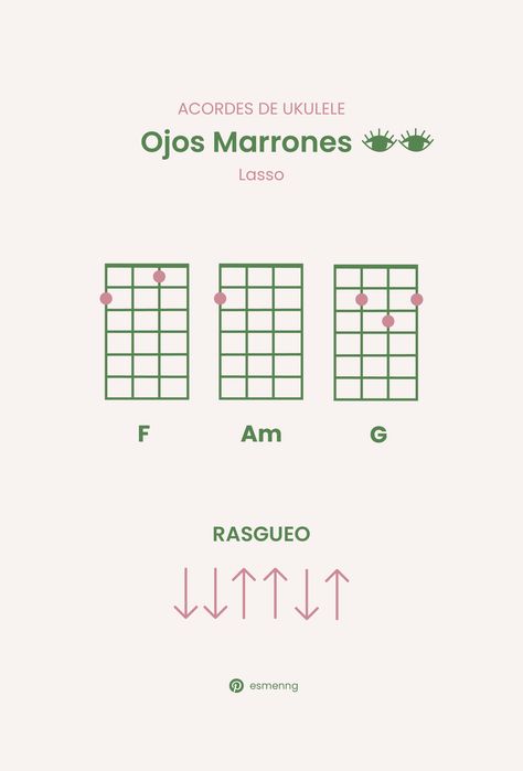 Ojos Marrones Ukulele Songs Beginner, Twice Songs, Guitar Tabs Songs, Guitar Notes, Ukulele Tabs, Guitar Girl, Ukulele Songs, Song Book, Ukelele