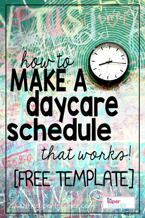 Daycare Schedule, Daycare Business Plan, Daycare Organization, Home Day Care, Starting A Daycare, Kids Going To School, Childcare Business, Family Child Care, Toddler Schedule