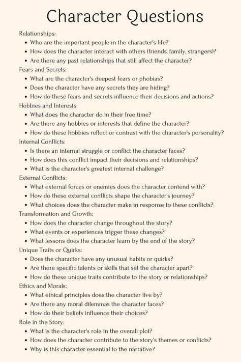A character building chekclist for motivation and writing inspiration #writing #writingprompt #writingabook #author #tips #tutorial Writing A Book For Beginners, How To Become A Better Writer Tips, Manuscript Writing Tips, Protagonist Writing Tips, Tips For Writing A Book Character Development, Writing Complex Characters, Character Board Inspiration, Ideas For A Book Writing, Writing Fiction Tips