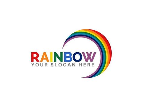 Rainbow Modern logo design#pikbest# Rainbow Logo Design Ideas, Rainbow Logo Design, Kindergarten Logo, Teaching Graphic Design, Star Logo Design, Circle Logo Design, Moon Logo, Rainbow Logo, Modern Rainbow