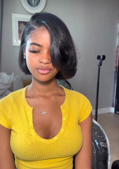 Natural Hair Bob Cut, Natural Hair Bob, Pressed Natural Hair, Silk Press Natural Hair, Twisted Hair, Natural Hair Short Cuts, Short Hair Black, Pelo Afro, Sassy Hair