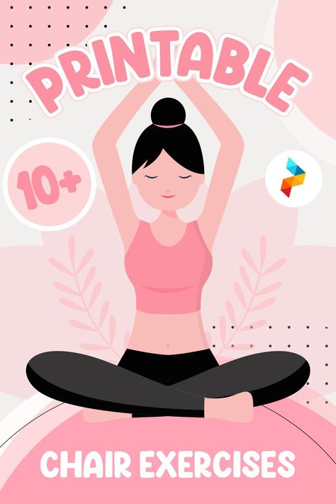 Printable Chair Exercises Lazy Exercises For Women, Desk Yoga Printable, Free Chair Yoga Exercises For Seniors, Beginner Chair Yoga, Chair Exercises At Work, Senior Chair Exercises Printable, Free Chair Exercises, Free Yoga Chair Exercises, 28 Day Chair Yoga For Seniors