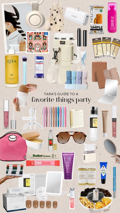 Favorite Things Party Holiday Gift Guide - 2023 – Tara Thueson Fav Things Party Gift Ideas, A Few Of Your Favorite Things Gift Ideas, Hosting A Favorite Things Party, Favorite Things Christmas Gift Ideas, Favorite Things Party Food, Girls Favorite Things Party, 3 Favorite Things Gift Exchange Ideas, What To Bring To A Favorite Things Party, Favorite Things Holiday Party