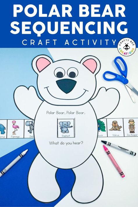 Polar Bear Theme Preschool, Polar Bears Kindergarten, Polar Bears Preschool, Polar Bear Winter Craft, Polar Bear Unit, Polar Bears Activities, Polar Bear Theme, The Faraway Tree, Bears Preschool