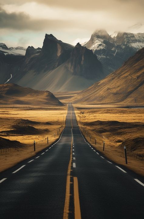 Empty road, mountains, visual art, Johannes Voss, Unsplash contest winner, breathtaking beauty, captivating, serenity, wanderlust, vastness of nature, open road, tranquility, inspiration, adventure, photograph, artistry, imagination, exploration, solitude, horizon, scenic, landscape, masterpiece, captivating composition, artistic vision, soul-stirring, sense of wonder. Open Road Photography, Open Road Tattoo, The Long Walk, Inktober 2024, Empty Road, Background Inspiration, Work Photos, Mountain Pictures, Road Photography