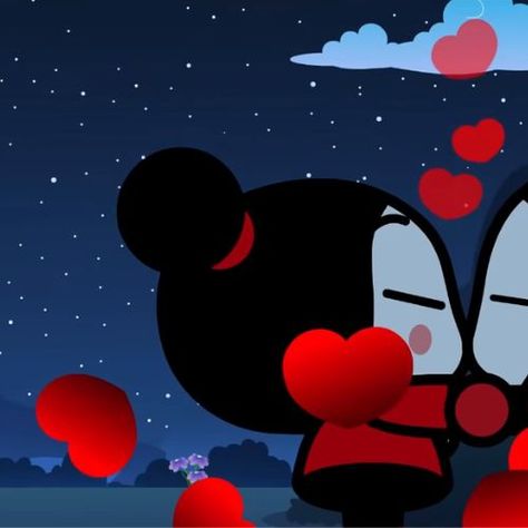 pucca and garu couple/metadinha <3 Cute Icons Hello Kitty, Pucca X Garu Cartoon, Icons Hello Kitty, Pucca And Garu, Genos Wallpaper, Match Profile, Duos Icons, Matching Profile, Hello Kitty Art