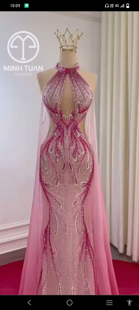 Pageant Gowns Elegant, Pink Pageant Dress, Pageant Outfits, Bad Dresses, Diy Wedding Dress, Prom Dresses Sleeveless, Effortlessly Chic Outfits, Glamour Dress, Dream Wedding Ideas Dresses