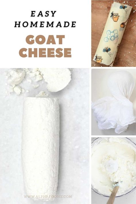 Goat cheese (or chevre cheese) is super simple to make at home, not to mention ridiculously cost-effective. Using just 3 ingredients, you can whip up a batch of customizable homemade goats cheese ready to impress your family and friends!