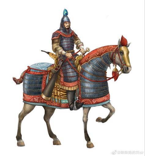 Tang Dynasty Art, Deadliest Warrior, Chinese Military, Chinese Armor, Jin Dynasty, Chinese Warrior, A Knight's Tale, Horse Armor, Ancient Warfare