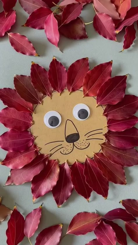 Fun Fall Crafts For Kids, Fun Fall Crafts, Fall Arts And Crafts, Toddler Arts And Crafts, Preschool Art Activities, Leaf Crafts, Daycare Crafts, Fall Crafts For Kids, Autumn Crafts