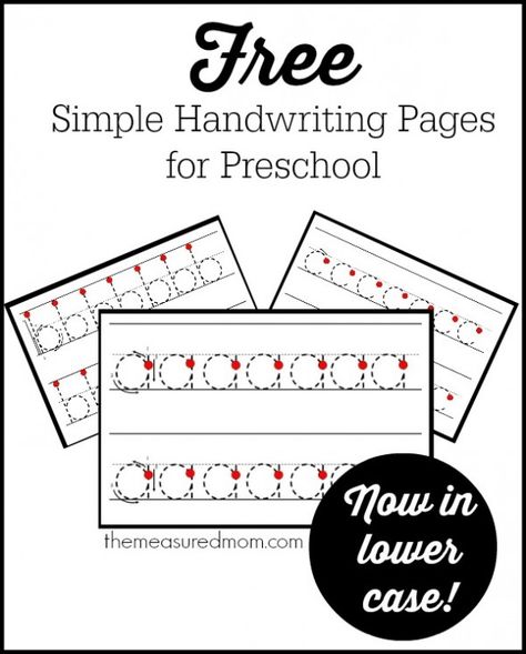 simple handwriting pages for preschool in lowercase the measured mom 590x734 Simple handwriting pages for preschool   now in lowercase! Simple Handwriting, The Measured Mom, Measured Mom, Practice Handwriting, Free Handwriting, Preschool Writing, Preschool Literacy, Preschool Letters, Handwriting Worksheets