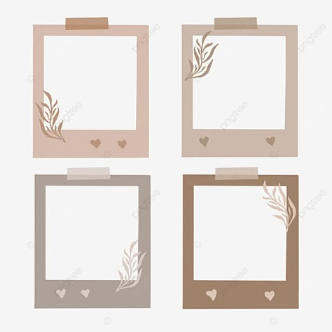 Scrapbook Templates Printable Aesthetic, Frames Backgrounds Aesthetic, Ploraid Aesthetic Frame, Polariod Board Template Aesthetic, Empty Polaroid Frame Aesthetic, Polaroid Stickers Aesthetic, Polaroid Collage Template, Frame Design Aesthetic, Nametag Aesthetic Design