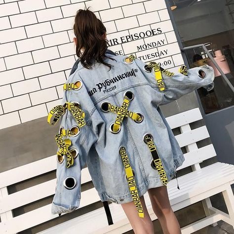 Streetwear Coat, Quality Hoodies, Korean Fashion Trends, Denim Details, Denim Jacket Women, Women Denim Jeans, Denim Jean Jacket, Streetwear Women, Home Fashion