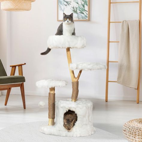 Branch Cat Tree, Luxury Tower, Cozy Hideaway, Modern Cat Tower, Kitty Condo, Wooden Cat Tree, Large Cat Tree, Cool Cat Trees, Modern Cat Tree