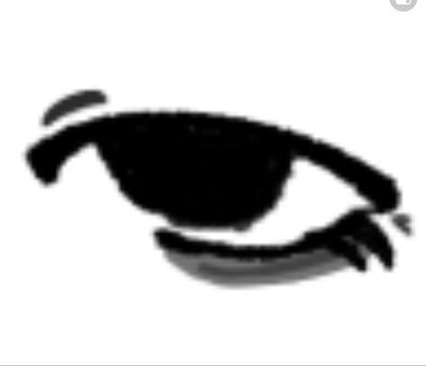 #eyes #artist #tired #ibispaint Eye Pulling Reference Drawing, Squinty Eyes Drawing, Serious Eyes Drawing, Low Eyes Drawing, Shy Eyes Drawing, Glaring Eyes Drawing, Sketch Eyes Easy, Bedroom Eyes Drawing, Eyes Drawing Masc