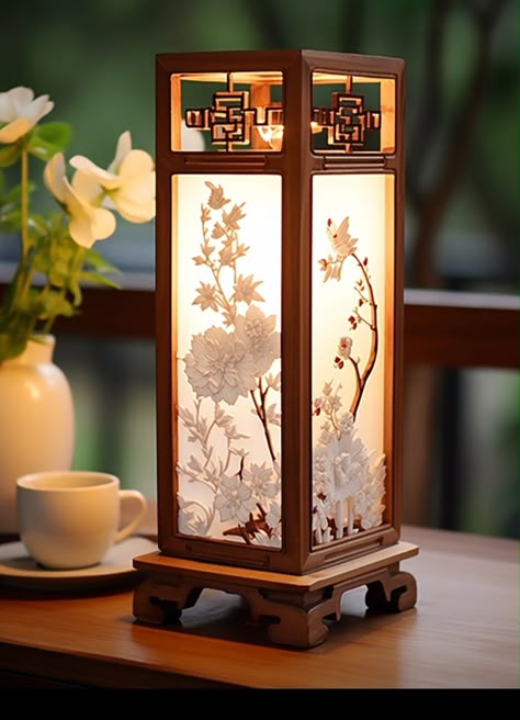 Japanese Lamps Traditional, Shoji Lamp, Asian Lanterns, Asian Inspired Decor, Japanese Lamps, Prop House, Inspirational Digital Art, Dream Bedroom Inspiration, Diwali Decorations At Home