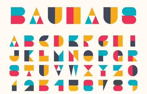 Bauhaus Alphabet, Bauhaus Typeface, Ikea Logo, Geometric Typography, Geometric Font, Water Aerobics, Bauhaus Art, Bauhaus Style, The Bauhaus