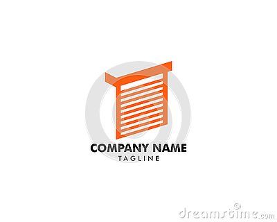 Automation Logo, Roller Shutter Door, Door Logo, Icon Template, Rolling Shutter, Roller Shutters, Shutter Doors, Logo Icon, Logo Illustration