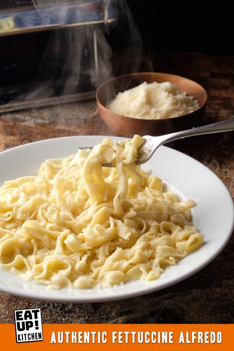 Authentic Italian Alfredo Sauce Recipe, Authentic Alfredo, Authentic Alfredo Sauce, Fettucini Alfredo Recipe, Fettuccine Alfredo Sauce, Fettucini Alfredo, Parmesan Reggiano, Semolina Flour, Fettuccine Alfredo Recipes