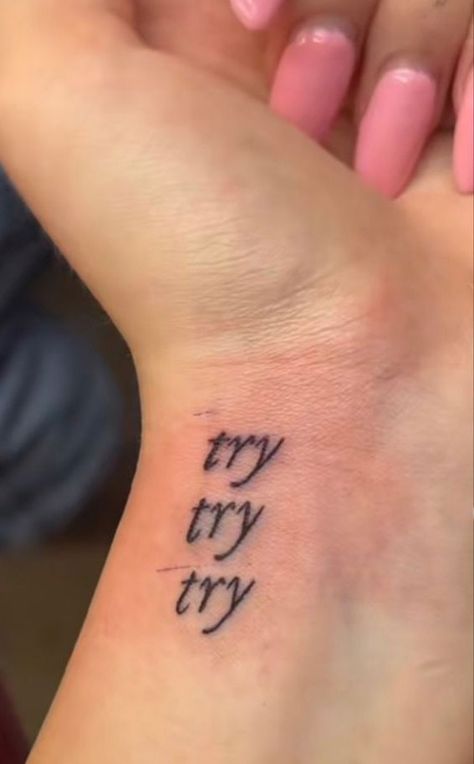 Tribute Tattoo, Unique Small Tattoo, Tribute Tattoos, Try Try, Taylor Swift Tattoo, Lyric Tattoos, Tattoos For Lovers, Delicate Tattoo, Cute Tiny Tattoos