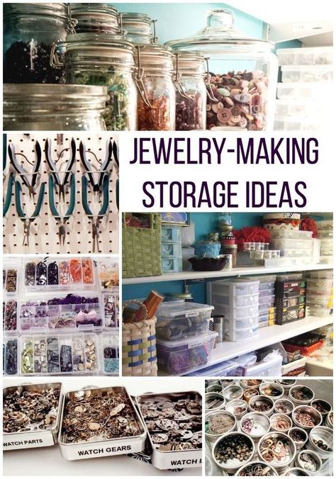 craft room ideas, tortoise shell beads, bead organization ideas, bead room organization Jewelry Making Storage, Bead Organization, Easy Jewelry, Bead Storage, Jewerly Making, Craft Room Storage, Craft Room Ideas, Craft Rooms, Craft Room Organization