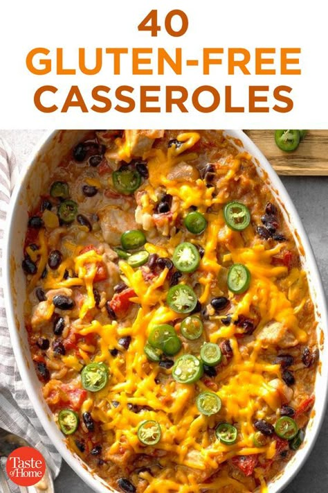 Gluten Free Casseroles, Dinner Recipes Dairy Free, Gluten Free Casserole Recipes, Gf Dinners, Gluten Free Casserole, Dairy Free Recipes Dinner, Gluten Free Dinner Easy, Gluten Free Dinners, Recipes Dairy Free