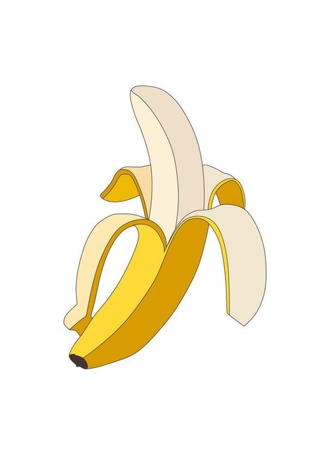 Half peeled ripe banana close up appetizing realistic vector image. Banana Vector, Peeled Banana, Cartoon Banana, Perspective Drawing Architecture, Drawing Architecture, Banana Peel, Perspective Drawing, Image Vector, Ripe Banana