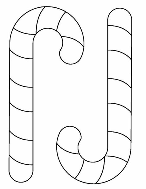 Candy Cane Template, Gingerbread Christmas Decor, Preschool Christmas Crafts, Craft Templates, Christmas Stencils, Christmas Applique, Preschool Christmas, Christmas Classroom, Christmas Templates