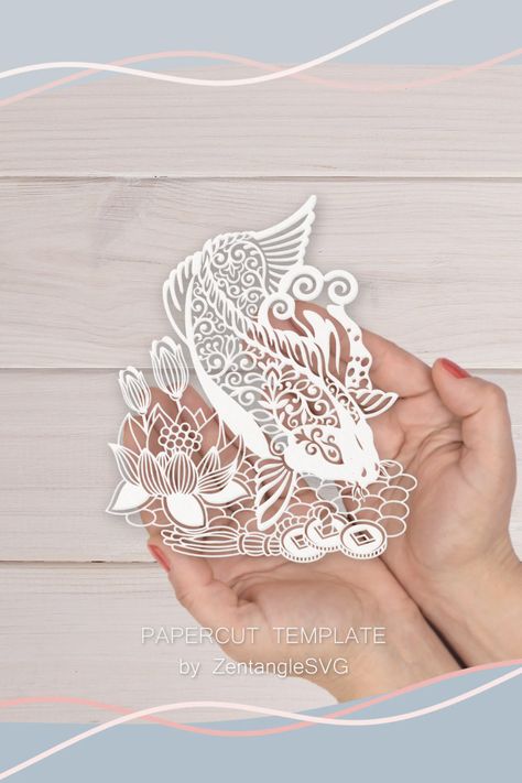 Origami koi fish