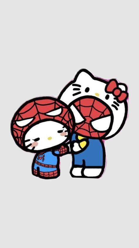 Spider Kitty, Spider Man Wallpaper, Macbook Air Wallpaper, Hello Kitty Wallpaper Hd, Phone Decor, Macbook Wallpaper, Hello Kitty Wallpaper, Cute Bears, My Crush