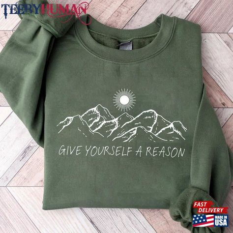 Give Yourself A Reason Tee Concert Shirt Sweatshirt Hoodie Classic Check more at https://teebyhuman.com/product/give-yourself-a-reason-tee-concert-shirt-sweatshirt-hoodie-classic/ Music-themed Long Sleeve Sweatshirt For Fall, Black Music-themed Crew Neck Shirt, Mario Cosplay, Spring Music-themed Crew Neck T-shirt, Power Rangers Jungle Fury, Music-themed Cotton Graphic Sweatshirt, Music-themed Text Print Crew Neck T-shirt, Linen Shirts Women, Printed Sweatpants