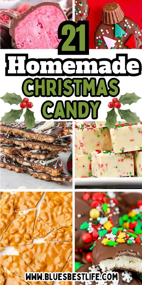 A collection of Christmas candy recipes. Candy Recipes Easy, Pretzel Candy, Homemade Christmas Candy, Crockpot Candy Recipes, Crockpot Christmas, Holiday Candy Recipes, Holiday Treats Recipes, Christmas Candy Easy, Christmas Candy Homemade