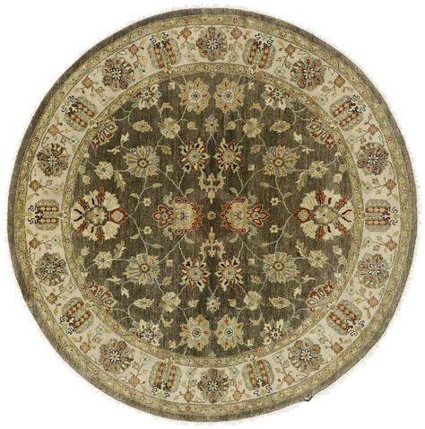 Round Rug Living Room, Circular Rug, Warm Color Schemes, Indian Arts And Crafts, Vintage Style Rugs, Arts And Crafts Style, Circular Rugs, Indian Rug, Dhurrie Rugs