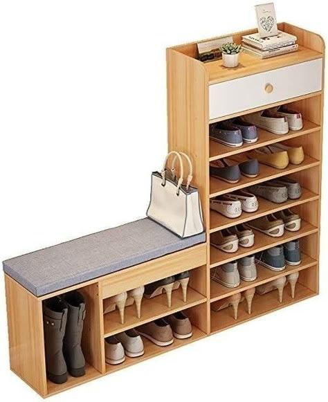 Wooden Shoe Rack Designs, Shoe Rack Cabinet Design, Latest Cupboard Designs, Shoe Cabinet Design, Shoe Storage Ideas For Small Spaces, Shoe Storage Small Space, Shoe Rack Cabinet, Shoe Storage Furniture, Wooden Shoe Rack