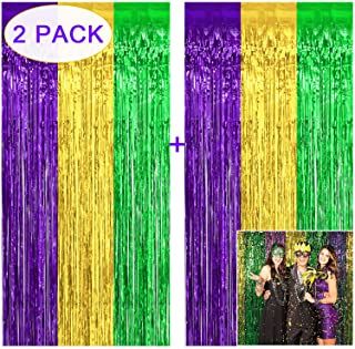 Fringe Streamers, Fringe Curtain Backdrop, Mardi Gras Photos, Mardi Gras Party Decorations, Carnival Party Decorations, Foil Fringe Curtain, Photo Booth Wedding, Rose Gold Party Decor, Birthday Carnival