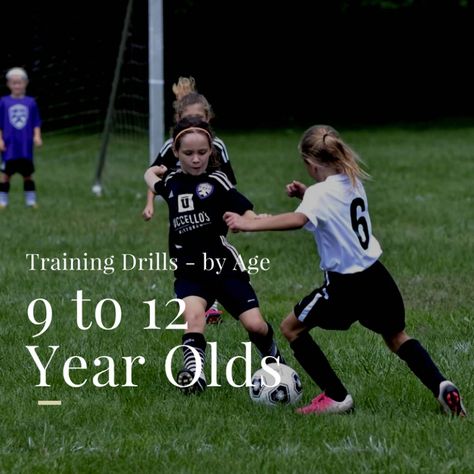 Soccer Drills for 9 to 12 Year Olds - Top Soccer Drills for Youngsters #soccerpracticeforkids Coaching Kids Soccer, Soccer Practice Plans, Youth Soccer Drills, Coaching Youth Soccer, Soccer Coaching Drills, Soccer Training Workout, Soccer Practice Drills, Soccer Drills For Kids, Messi Gif