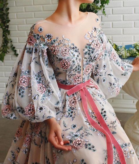 Teuta Matoshi on Instagram: “Our prettiest flowers come to life in an adorable fusion of colors 🌸#teutamatoshi #teutamatoshiduriqi” Long Sleeve Flower Dress, Long Sleeve Prom Dress, Teuta Matoshi, Sleeve Prom Dress, Wedding Dress Beach Wedding, Wedding Dress Beach, Long Sleeve Prom, فستان سهرة, Fairytale Dress