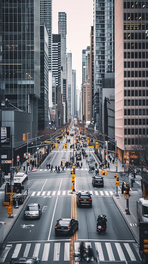 Urban Traffic Scene: Bustling cityscape depicting a typical urban street with #cars, #pedestrians, and towering #skyscrapers lining the avenue. #urbanlife #streetphotography #urbanscape #vehicles #aiart #aiphoto #stockcake ⬇️ Download and 📝 Prompt 👉 https://stockcake.com/i/urban-traffic-scene_119055_12196 Urban Buildings Photography, Urban Cityscape Photography, Urban Aesthetic Photography, Abstract Landscape Photography, Brave Artwork, Street Scenes Photography, Urbanscape Photography, Urban Landscape Photography, Urban Street Photography