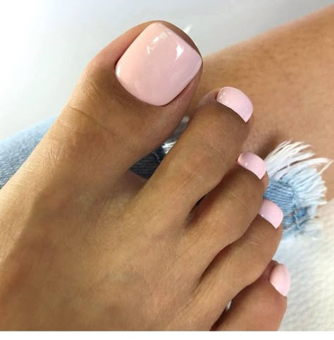 Ongles Rose Pastel, Nail Shapes Square, Unghie Sfumate, Gel Toe Nails, Acrylic Toes, Toe Nail Color, Pretty Toe Nails, Summer Toe Nails, Nail Forms